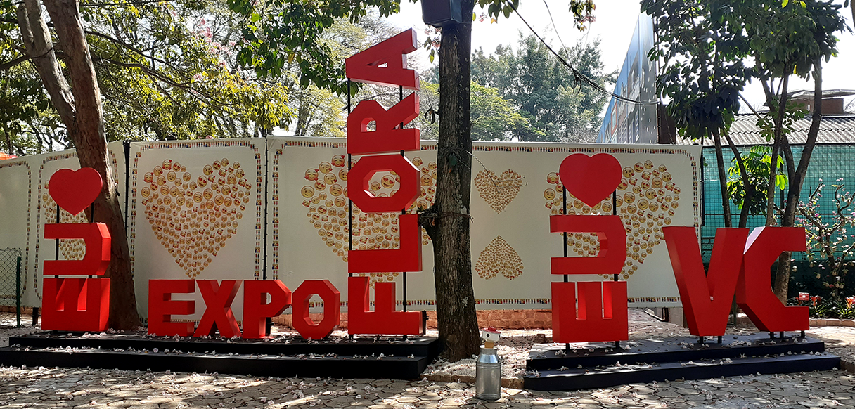 Escultura Expoflora 2019